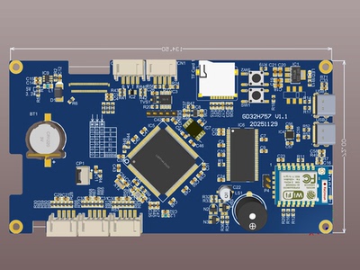 GD32H757 V1.1开发板 5寸屏 PCB原理图资料 适合嵌入式硬件开发