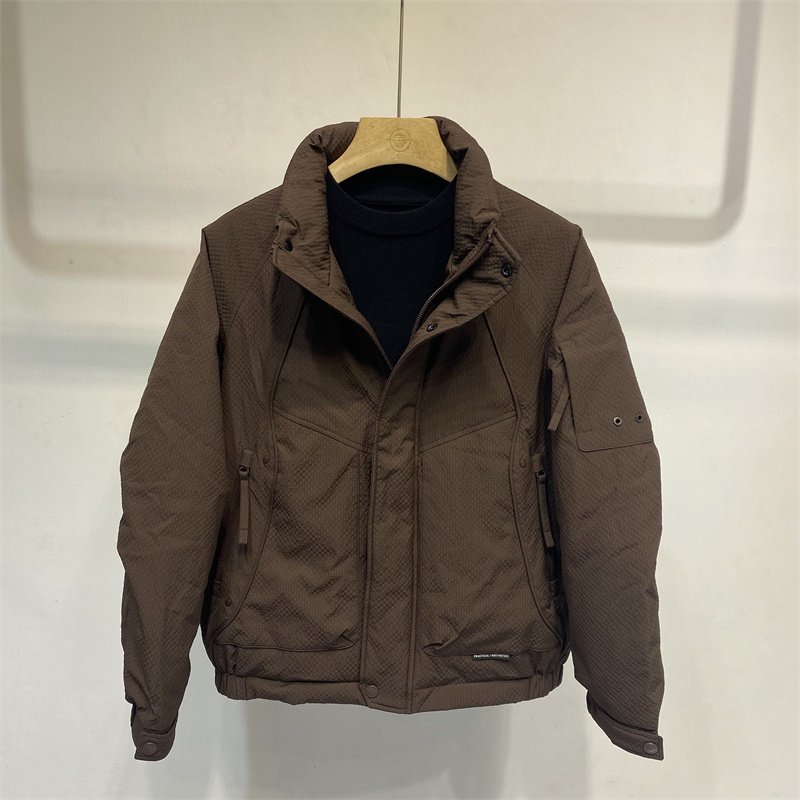2025冬季新款男士立领羽绒服