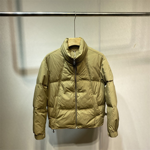 2024冬季新款羽绒服男纯色经典款休闲百搭保暖白鸭绒立领外套男