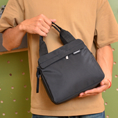 时尚 简约男生饭盒袋保温饭盒手提包上班族带饭手提袋高颜值便当包