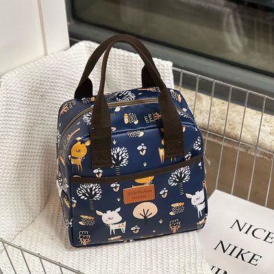 保温饭盒袋外出带饭手提袋女士