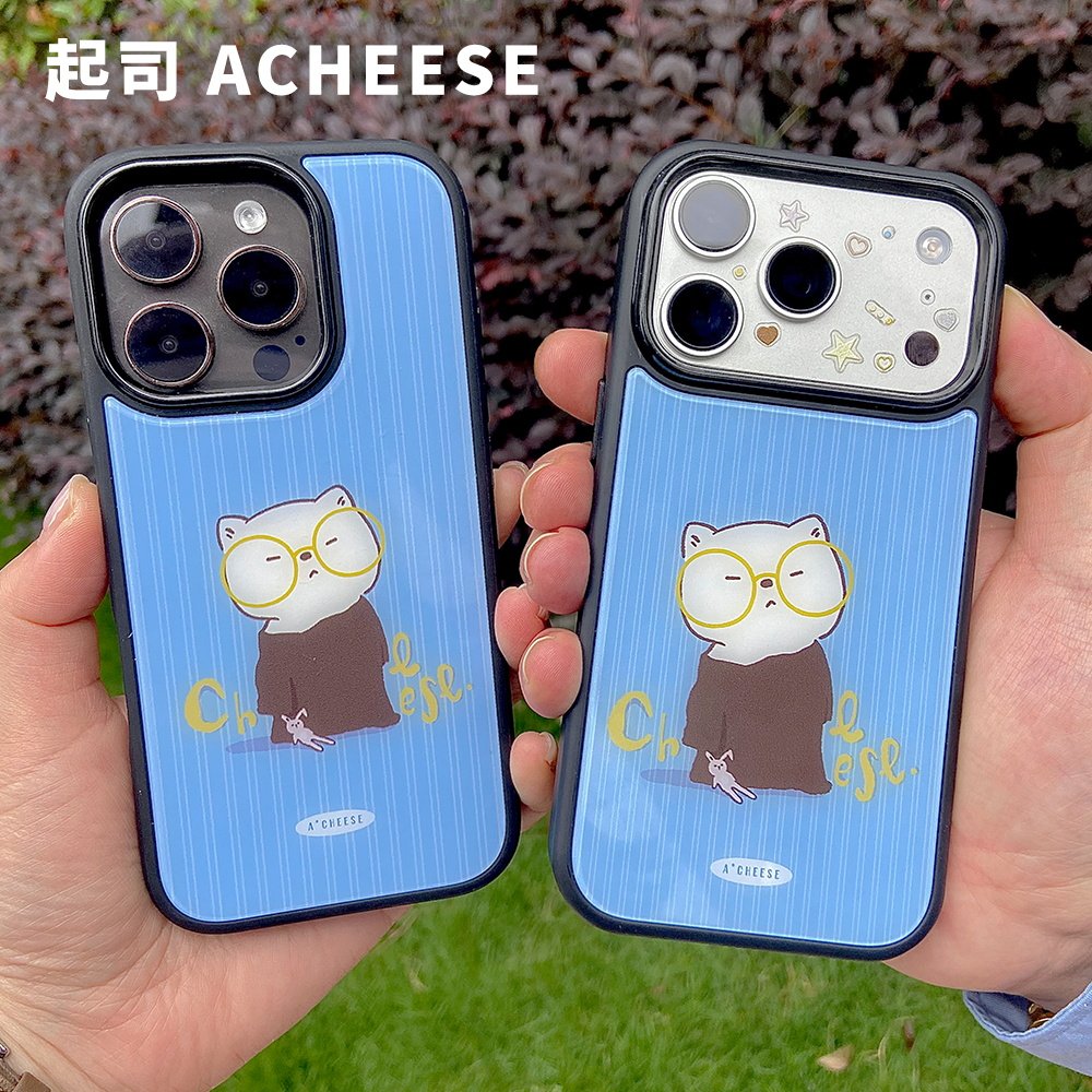 起司IP可爱黑边iPhone手机壳