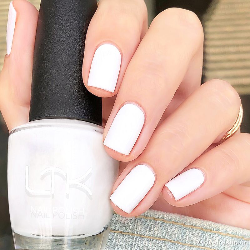 微胶百搭美甲指甲油持久不掉色不可剥免烤快干流行经典白跳色全套