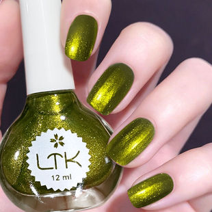 指甲油荧光爆闪免烤快干北欧偏光闪闪美甲持久金龟子高档大瓶气质