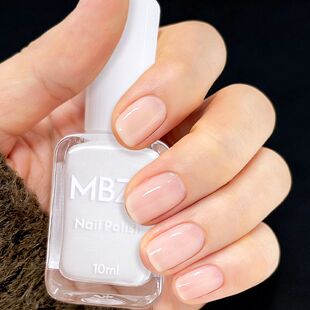 透明免烤无味可撕美甲可剥清透裸白指甲油女显白流行热卖新款网红