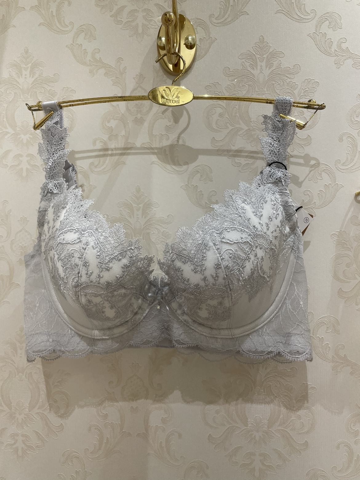 华歌尔女士内衣WB3123 金标深V蕾丝刺绣有钢圈聚拢女内衣文胸858