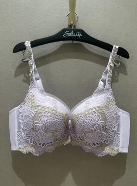 salute莎露特 LB33H4 薄杯3D纤挺精致刺绣聚拢收副乳内衣文胸1980
