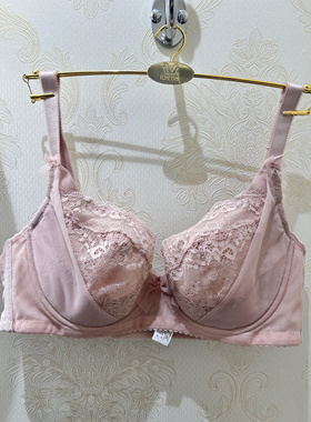 华歌尔女士内衣 WB8442 超薄全罩杯蕾丝透气包容大胸显小文胸 499