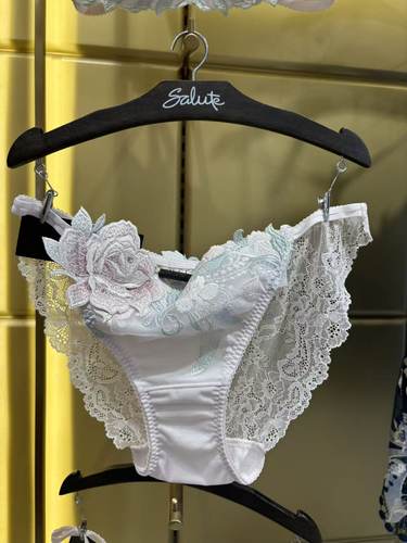 华歌尔salute新款LP38G5女士蕾丝刺绣性感三角中低腰内裤配LB38G5