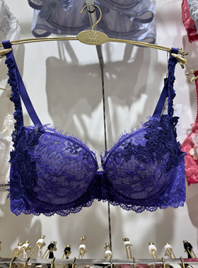华歌尔salute高端LB3333魔法玫瑰薄款刺绣蕾丝聚拢秀气小巧文胸