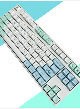 雪山键帽XDA高度PBT热升华机械键盘键帽61/64/75/84/87/96/98/104