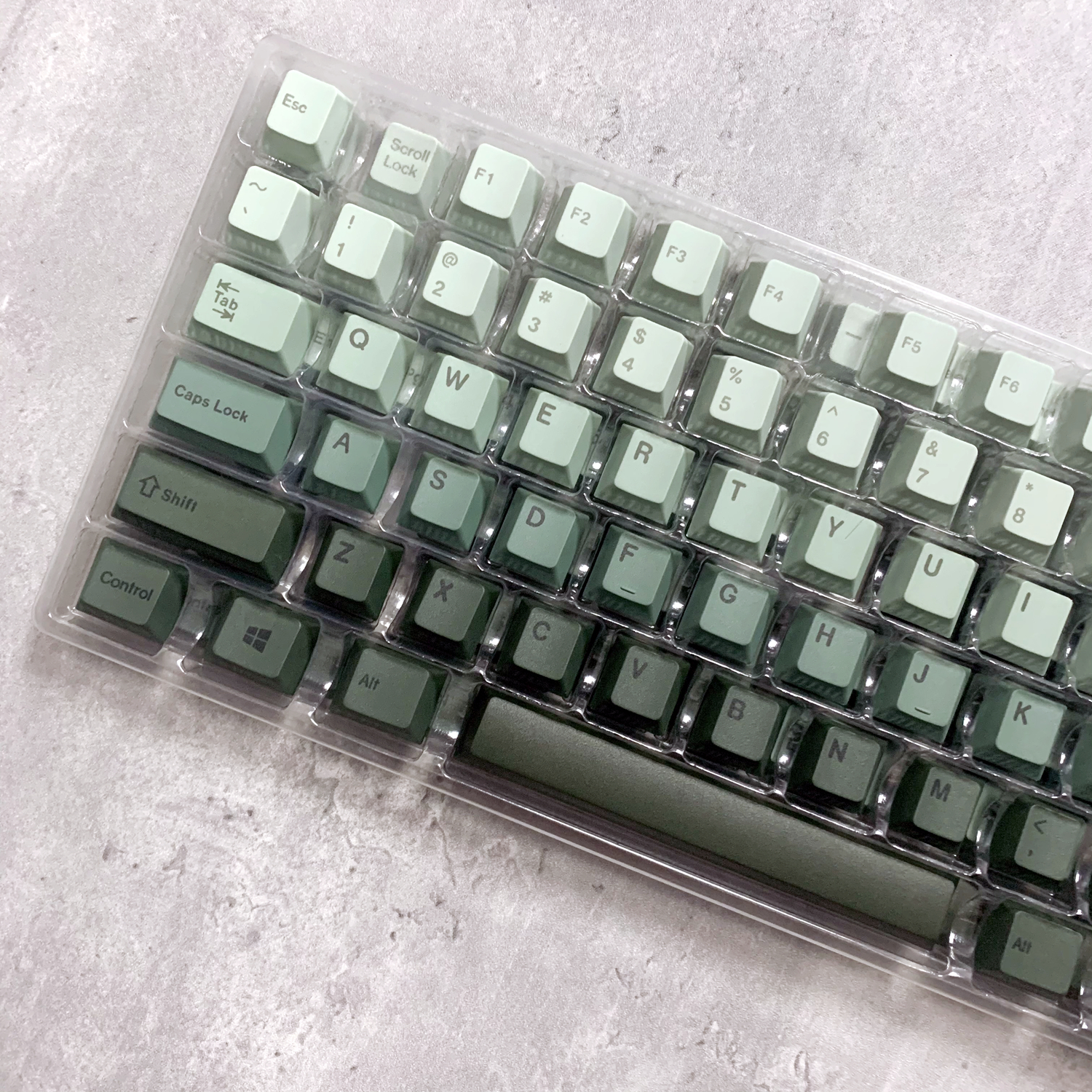 渐变主题加厚PBT原厂高度键帽