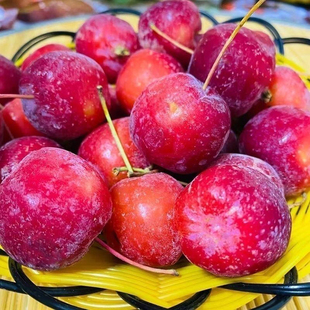 冻海棠果东北冻花红果冻海红果海棠果黑龙江东北酸甜包邮水果