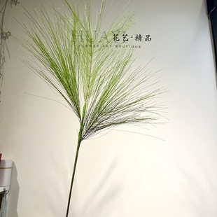 大莎草灯芯草空气纸莎仿真草细草喷泉草乱草植物插花素材手捧花