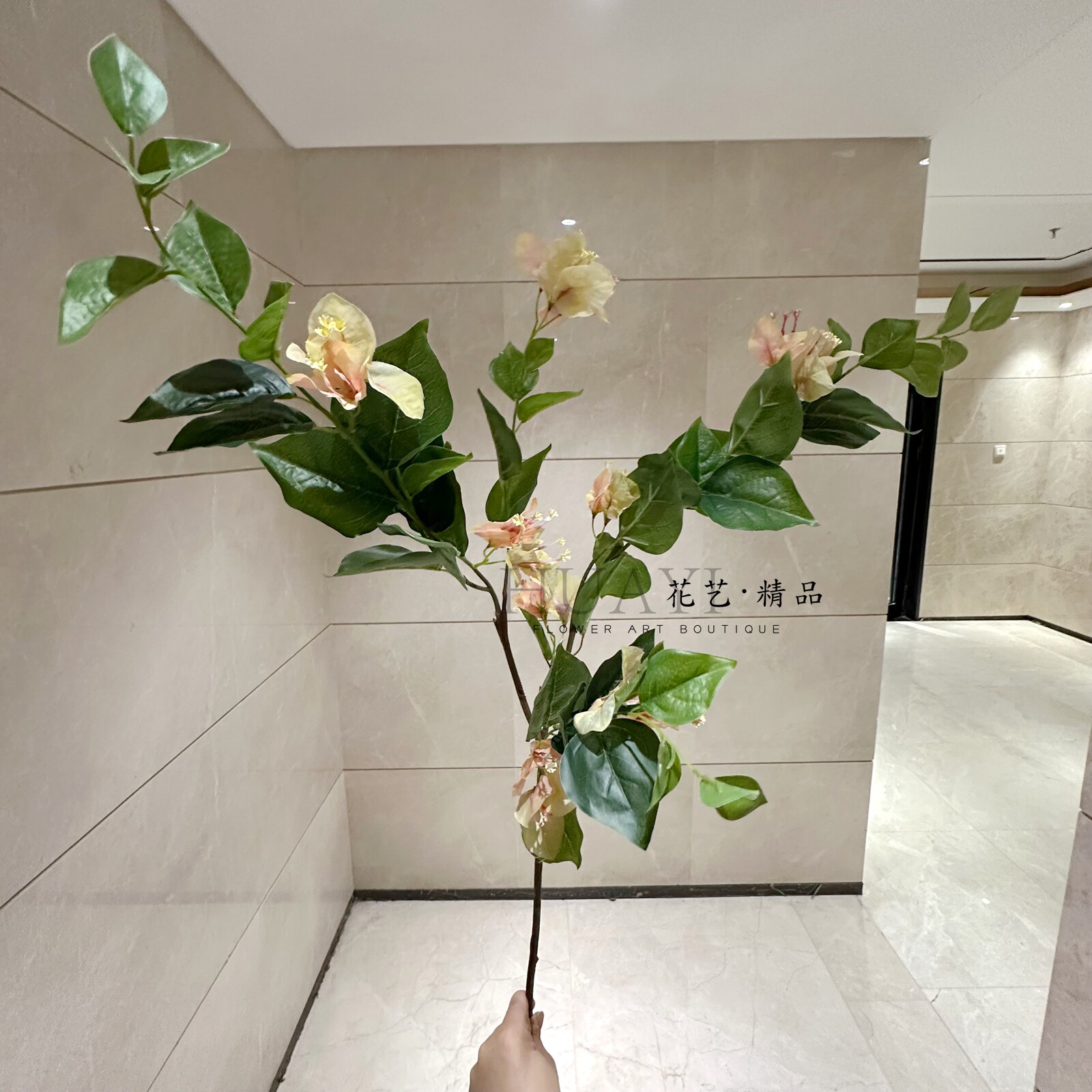三角梅花仿真花枝条大树装饰攀爬墙面门头造景打卡拍照道具装饰