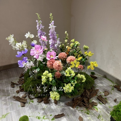 花艺精品仿真花造景花艺