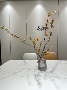 桂花树枝干支条龙柳仿真植物树杈造景花艺美陈园林造景插花