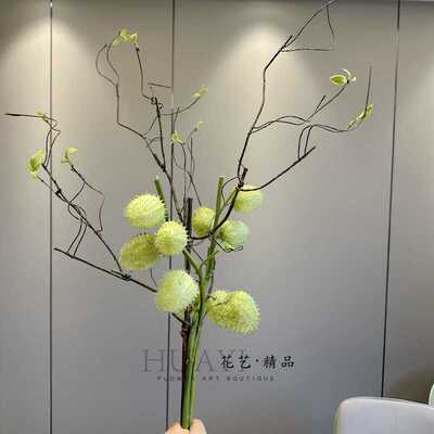 仿真花材摄影道具野刺球果