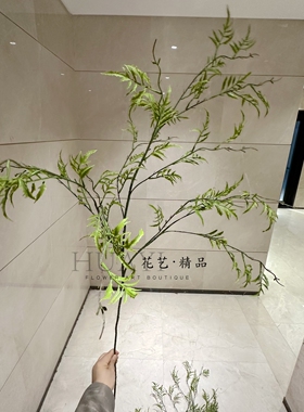 仿真绿植枝条室内装饰摆件小树苗芒萁草蕨叶绿叶植物假花小蕨树