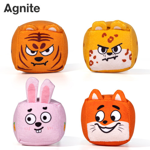 得力FT410卡通动物毛绒沙包