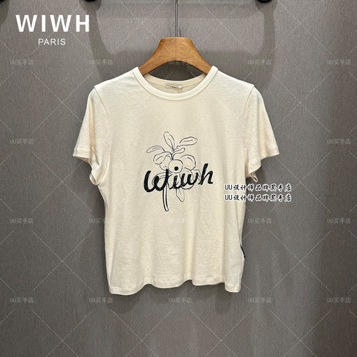 WIWH | 女装 正品实拍 26夏 印花短袖T恤 合身版  WHRT3E236