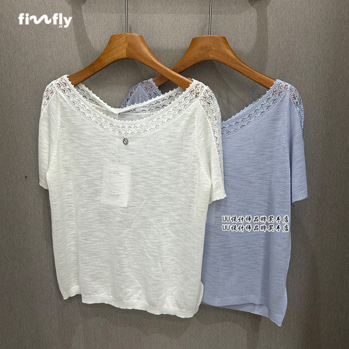 fizzfly |  正品专柜 设计师女装2026夏季新款小狗天丝短袖T恤