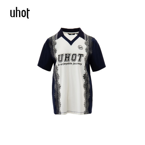 拍下立减 uhot | 诱货 女装折扣店 26夏装 poloT恤 UWLR1T376