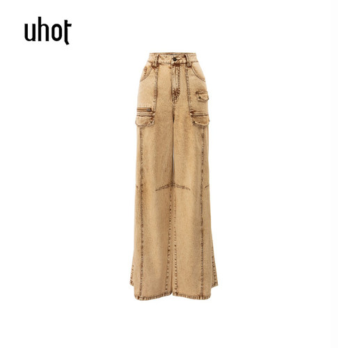 拍下立减 uhot | 诱货 正品 26夏 设计师 卡色色牛仔裤UWLR5K414