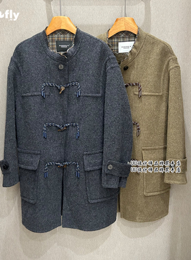 FIZZFLY | 专柜正品 设计师品牌 25秋冬 牛角扣 羊毛 大衣