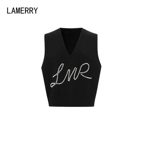 拍下立减 LAMERRY | 朗美睿 正品26秋装黑色针织马甲2Z094