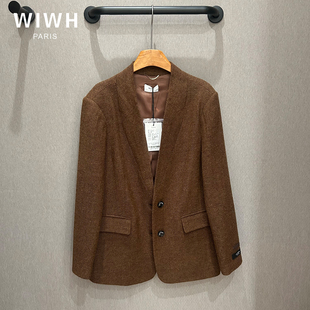 正品 西装 专柜 咖色 WHLX2E396 2025秋装 WIWH