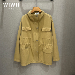 设计师品牌 专柜 25秋装 风衣 WHZB2E378 WIWH 短外套 正品