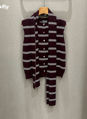 FIZZFLY | 设计师品牌 25秋装 卡纹 针织衫 马甲 背心 配围脖