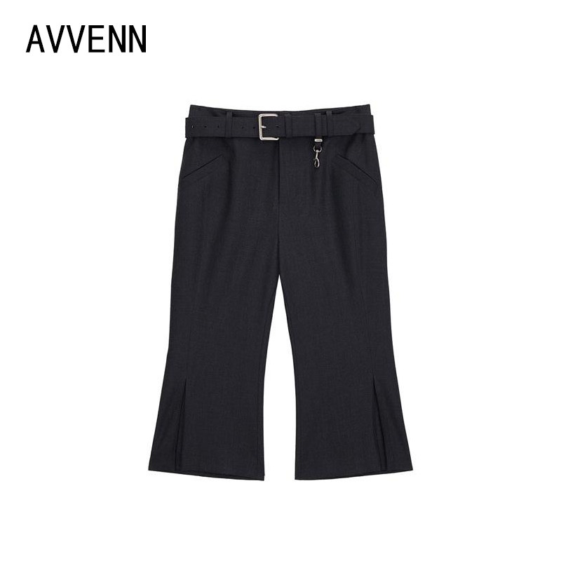 拍下立减 AVVENN | 正品专柜 26秋装卡布里裤七分裤AK91303704图片