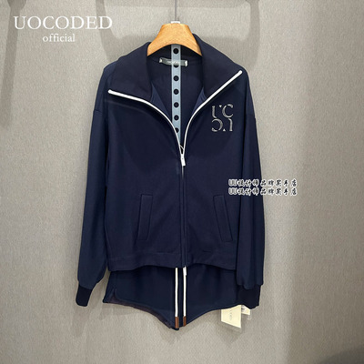 UNCODED | 正品专柜 设计师品牌 26秋季 藏青拉链卫衣外套