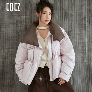EOEZ 正品专柜 设计师  短款 翻领 羽绒服 鹅绒服  EZY7058