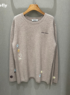 FIZZFLY | 设计师品牌 25秋冬新款 羊毛 钩花 针织衫 套头