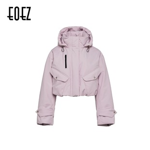 EOEZ 正品专柜 设计师连帽 短款 羽绒服 鹅绒服  EZY7011