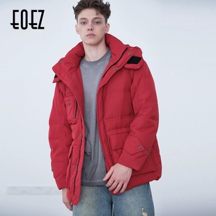 EOEZ 正品专柜 设计师 男女同款 连帽 羽绒服 鹅绒服 EZY7056