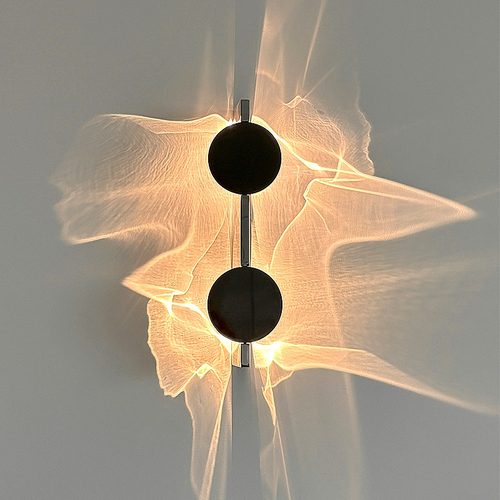 简约波纹光影艺术壁灯