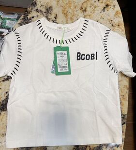 R R佛山店不可比喻2222266132夏季新款儿童短袖T恤女童短款上衣