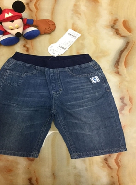 RR佛山店假日海岸2A20472264蓝色牛仔裤中裤夏季新款男童童装189