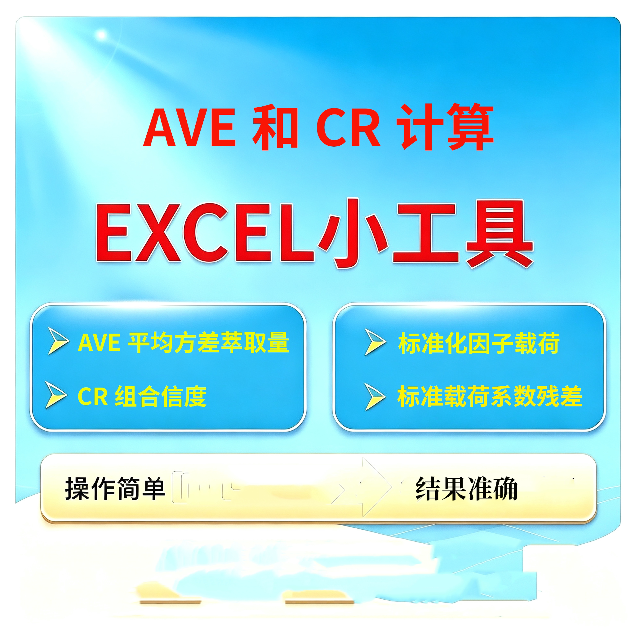 AVE和CR计算excel工具2D/3D绘图