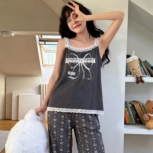 可外穿甜美睡衣女家居服