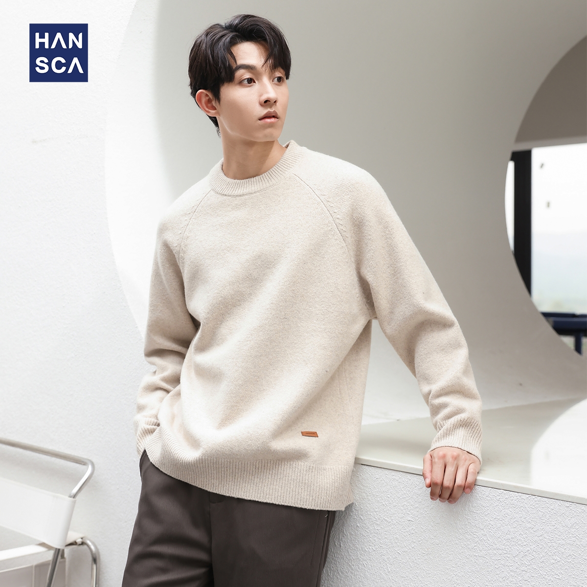 慵懒风休闲毛衣外套男2024年冬季