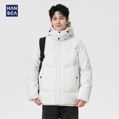 hansca石墨烯远红外发热羽绒服男