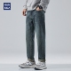 丹宁蓝牛仔裤 男2025新款 水洗复古春秋款 hansca秋季 直筒宽松长裤 子