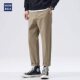 弹力锥形长裤 hansca秋季 宽松简约百搭2025秋季 新款 直筒休闲裤 男士