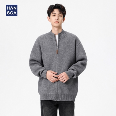 黑色毛衣男2025新款针织衫