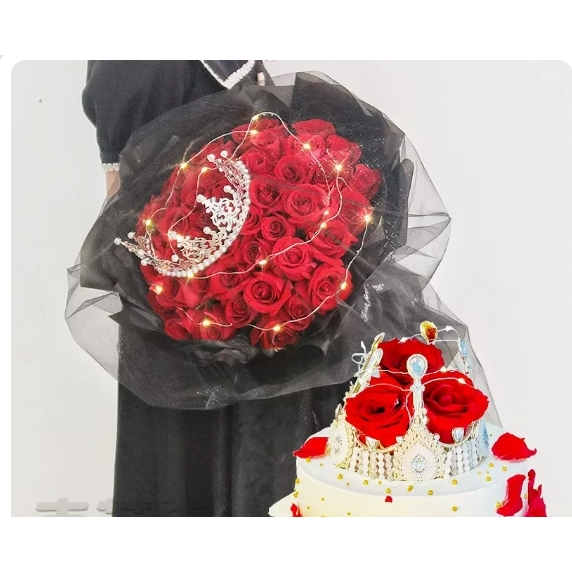 深州市新桥商城顺兴大街阜城县富强西路玫瑰花生日蛋糕鲜花店七夕